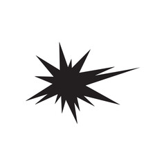 Explosive Spark Burst Logo Expressing Energy and Creative Force