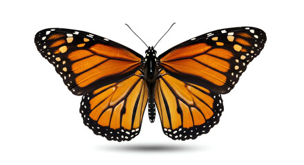 Obraz premium Monarch butterfly with transparent background