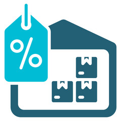 Wholesale Glyph Blue Icon