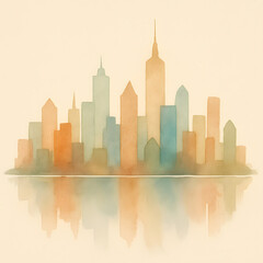 Obraz premium new york skyline