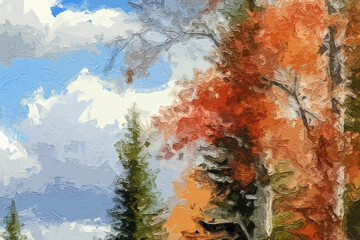 Various oil paintings, flowers, birds, lakes, chrysanthemums, forests, cottages, roses, peonies, flowers, streams, fruits