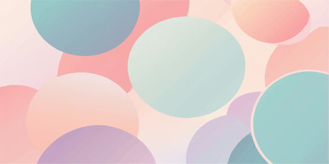 Pink bubble art pattern vector illustration on a blank abstract circle background banner
