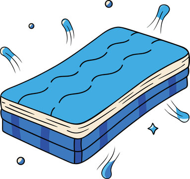 Dreamy memory foam mattress conforms perfectly for a restful sleep experience