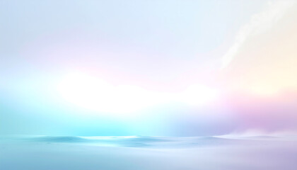 Abstract soft pastel gradient background with subtle light rays