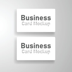 vector illustration of a business card