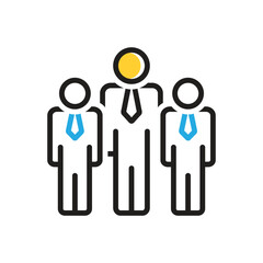 Multi color icon for compete