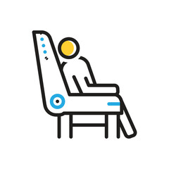 Multi color icon for comfort