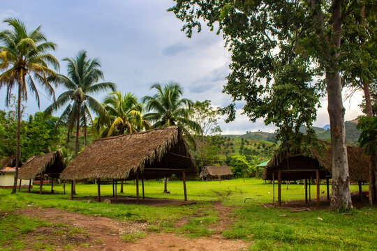 chosas yradicionales de hojas en la selva peruana