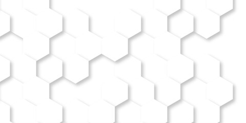 Abstract background with hexagon line, modern abstract vector polygonal pattern. Futuristic honeycomb mosaic white background. Hexagon concept design abstract technology.	