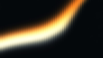 Illustration of abstract background with a golden light streak on a dark surface