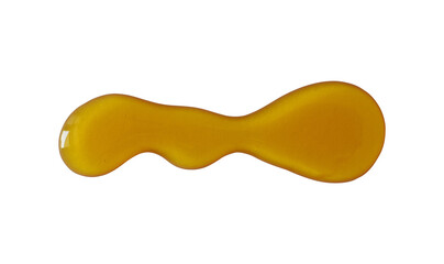 realistic liquid swatch isolated