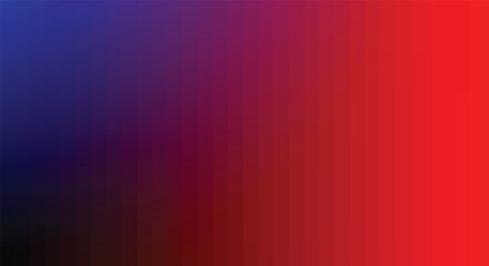 A vibrant gradient background transitioning from deep blue to intense red hues.