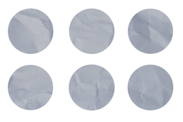 Sticker Round Shape Texture Paper 
