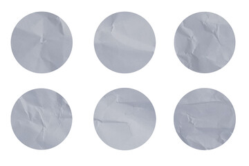 Sticker Round Shape Texture Paper 