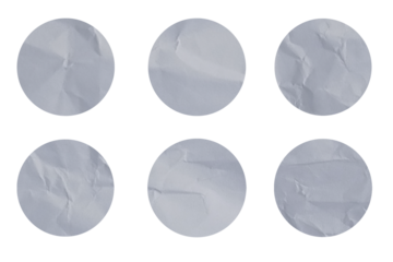 Sticker Round Shape Texture Paper 