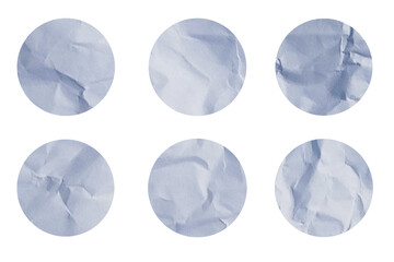 Sticker Round Shape Texture Paper 