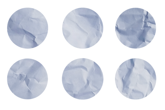 Sticker Round Shape Texture Paper 