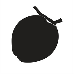 coconut silhoutte art