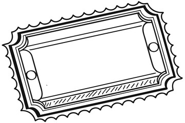 Vintage Blank Ribbon Vector Silhouette Collection – Retro Banner and Label Design Elements