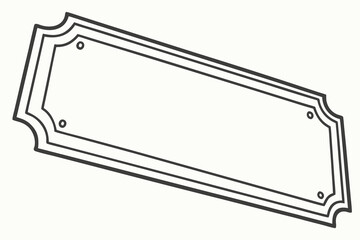 Vintage Blank Ribbon Vector Silhouette Collection – Retro Banner and Label Design Elements