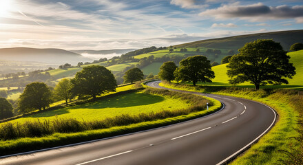 Fototapeta premium road in the mountains