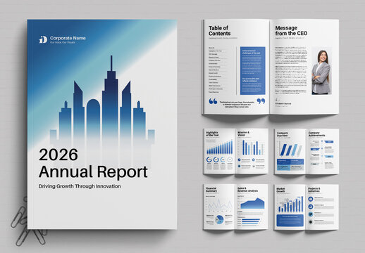 Annual Report Brochure Template