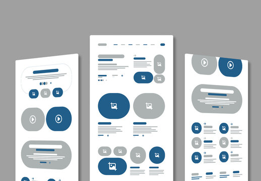 Wireframe Landing Page Design