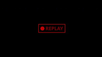 Red Replay sign icon Animation Looping On Transparent Alpha Channel Background Video 4k - Powered by Adobe