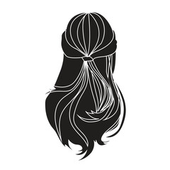 woman with long hair