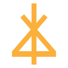 Fototapeta premium Holy Trinity Vector Flat Icon Design