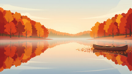 Relaxing Fall Season Graphic Autumn Day Leaf