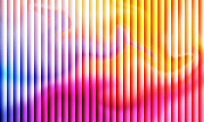 Vibrant vertical stripes with a watercolor effect and gradient color transition