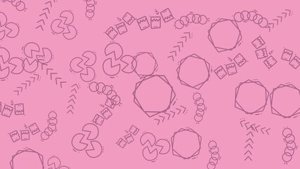 Abstract digital pattern of intricate geometric shapes, including interlocking forms and arrows, creating a dynamic and complex visual texture, reminiscent of data compression and flow - Powered by Adobe