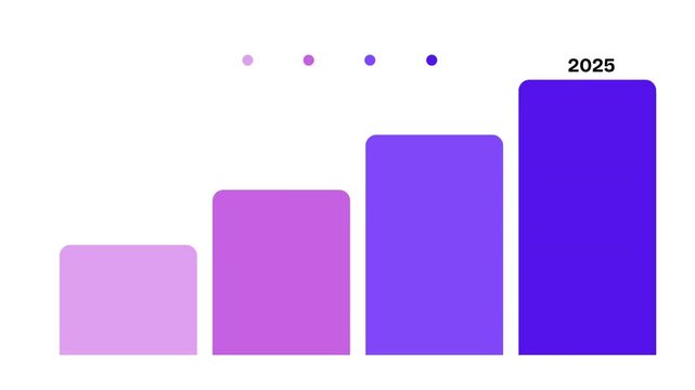 Business graph chart