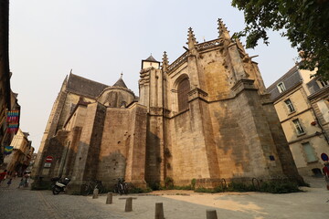 Cathédrale Saint Pierre, vue de l'extérieur, ville de Vannes, département du Morbihan, Bretagne, France