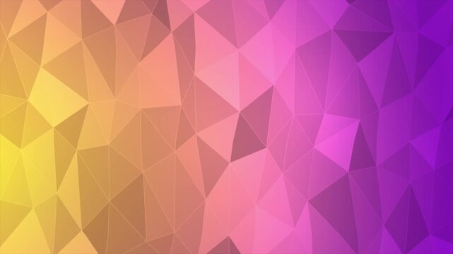 Colorful Abstract Low Poly Polygon Geometric Background
