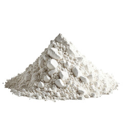 White Powder Stacked small pile on a black background, highlighted centrally