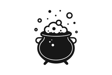 Witch cauldron floating bubbles Halloween magic potion spooky party decoration