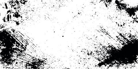Grunge Black and White Distress Texture For posters, banners, retro and urban designs.