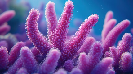 Close-up of corals, emphasizing textures and marine beauty.