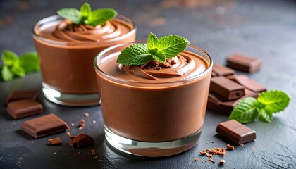 Rich chocolate desserts