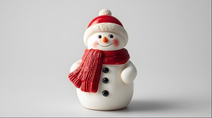 snowman isolated on white background