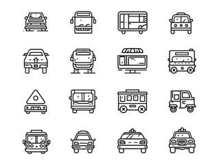 Bus Safety Line Art Protect Students