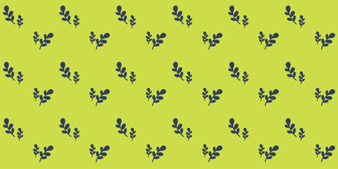vector illustration natural foliage repeating pattern