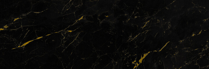 black marble texture with gold veins © Vidal