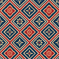mughal and geometric pattern allover design for printing