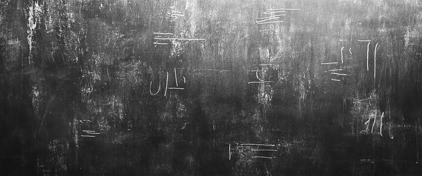 Vector blackboard background abstract texture chalk rubbed out dark wall 