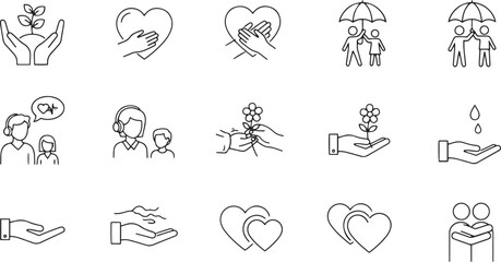 Fototapeta premium Comprehensive collection of graphic symbols and icons