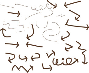 Hand-Drawn Arrow Collection - Doodle Style Vector Arrows for Infographics, Web Design and UI/UX Elements