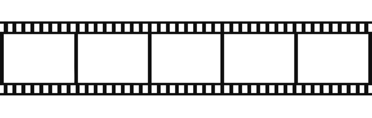 Obraz premium film strip icon isolated on white background, vector illustration